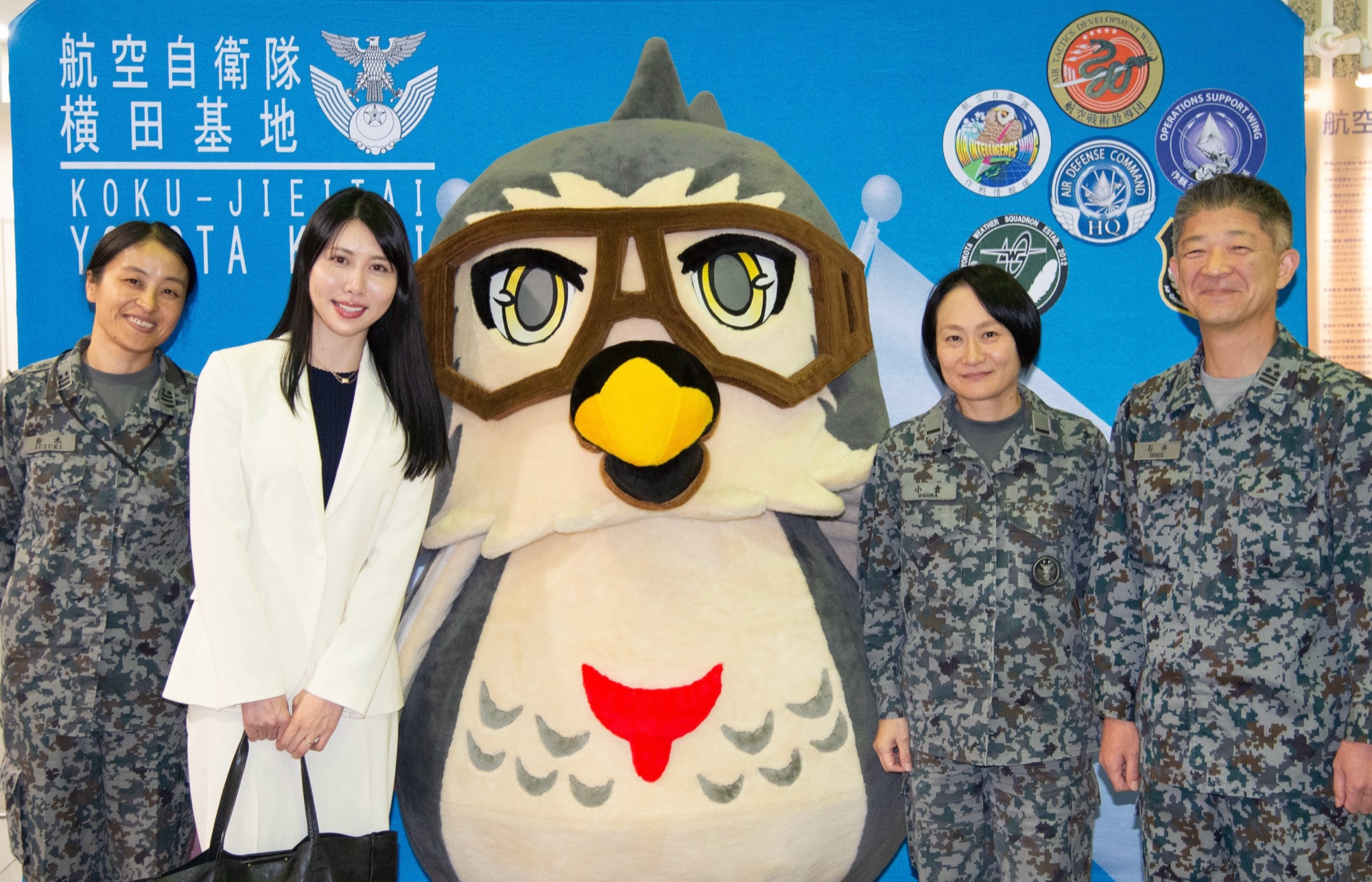航空自衛隊横田基地にて